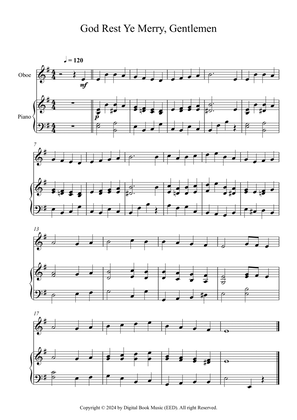Book cover for God Rest Ye Merry, Gentlemen (Oboe + Piano)