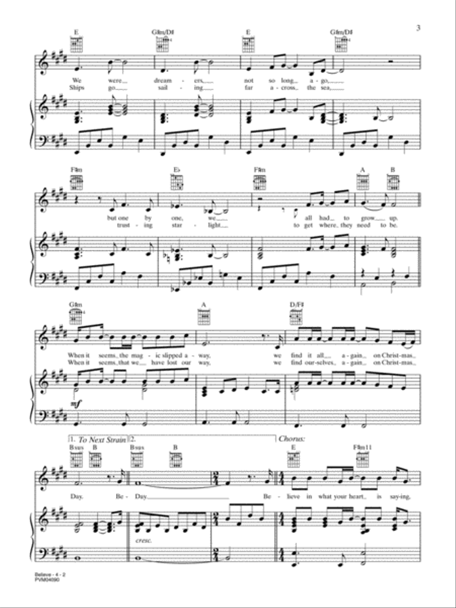 Believe Small Ensemble scores gallery preview page 2