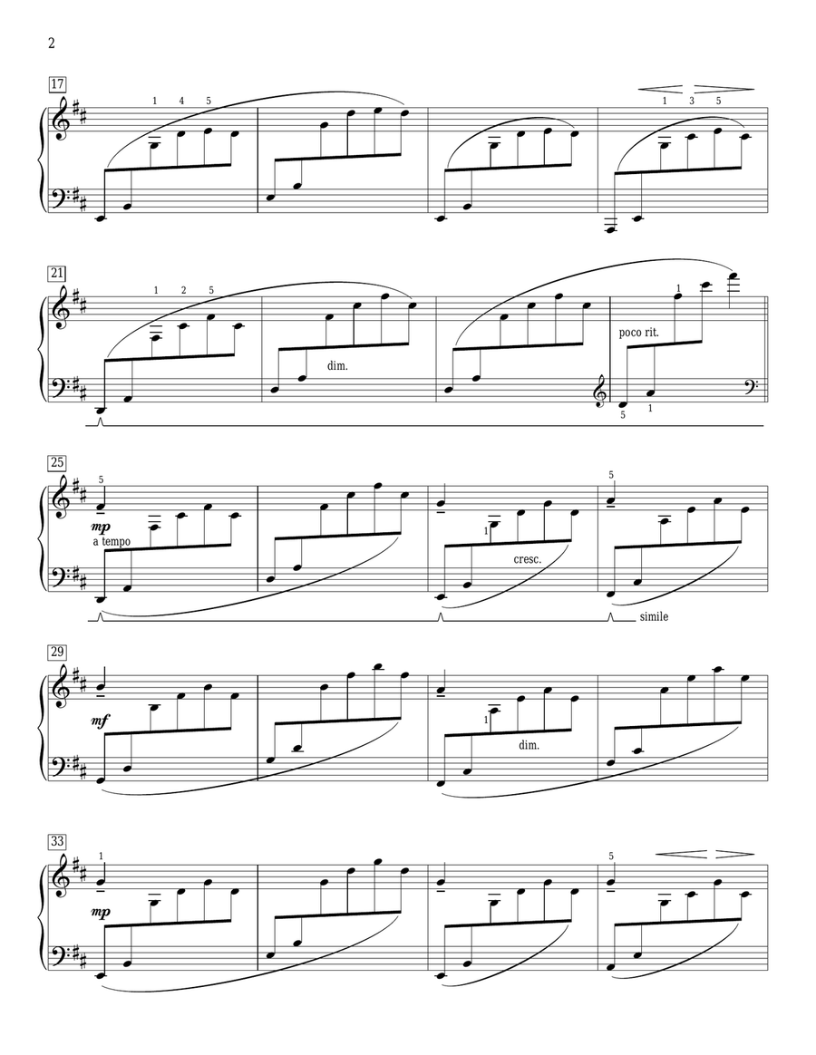 September Sunset Piano Method scores gallery preview page 2