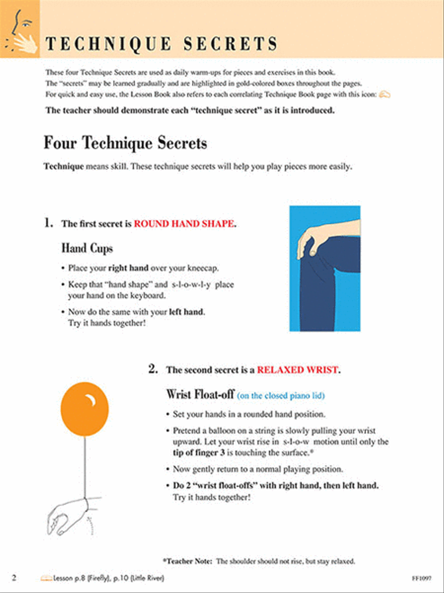 Level 1 – Technique & Artistry Book – 2nd Edition Piano Method scores gallery preview page 2