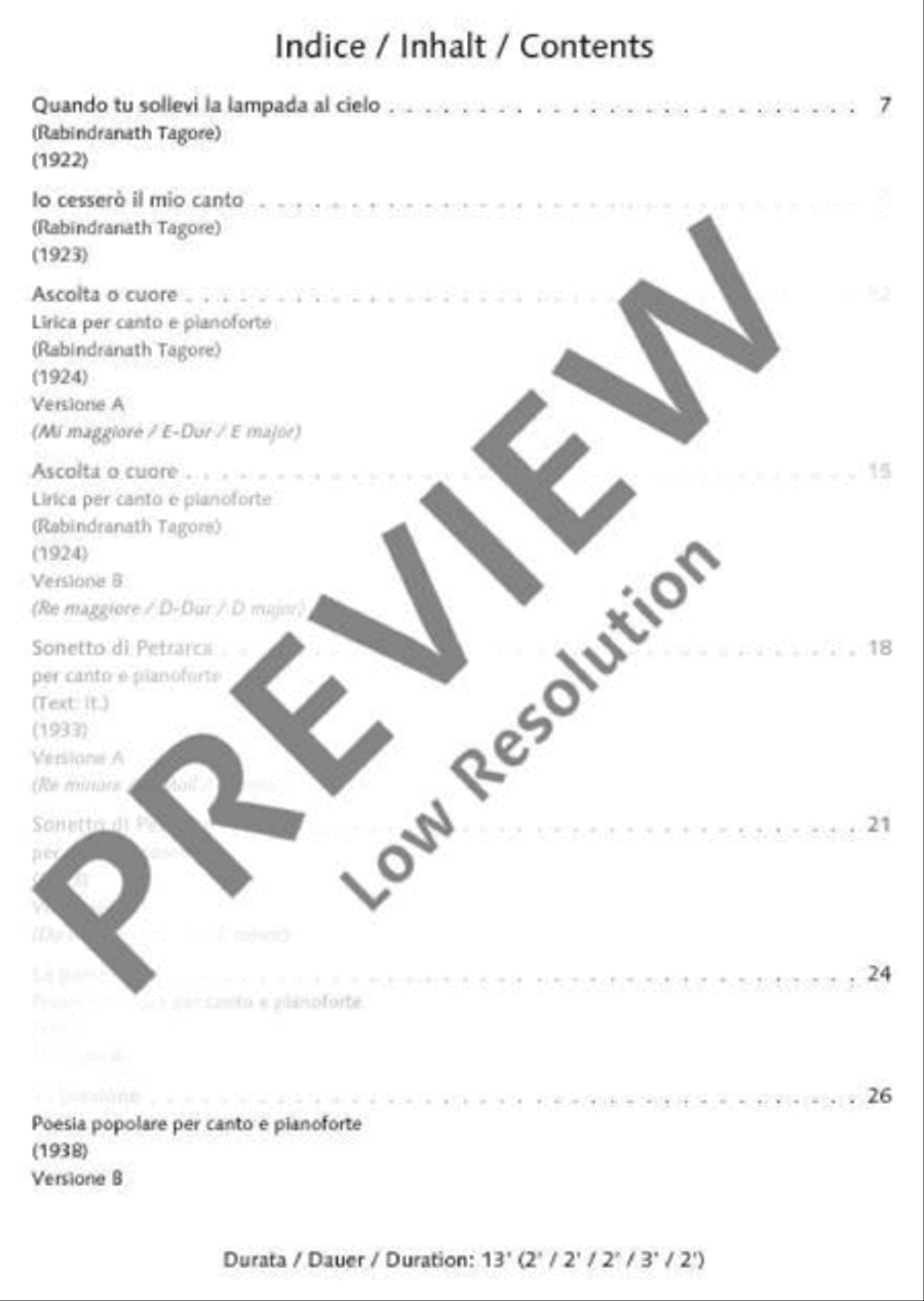 Liriche Liriche Tenor Voice scores gallery preview page 7
