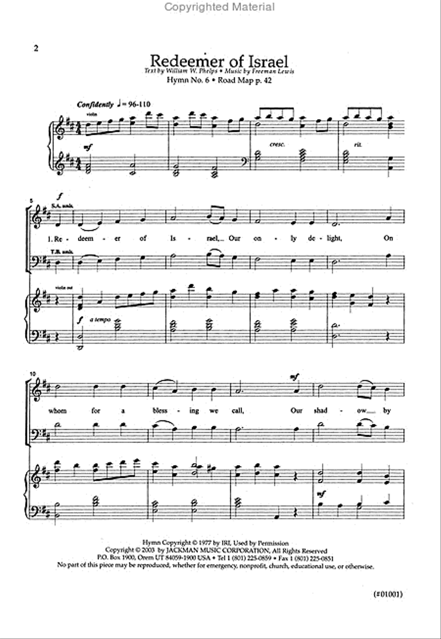 Hymnplicity Ward Choir - Book 5 4-Part scores gallery preview page 2