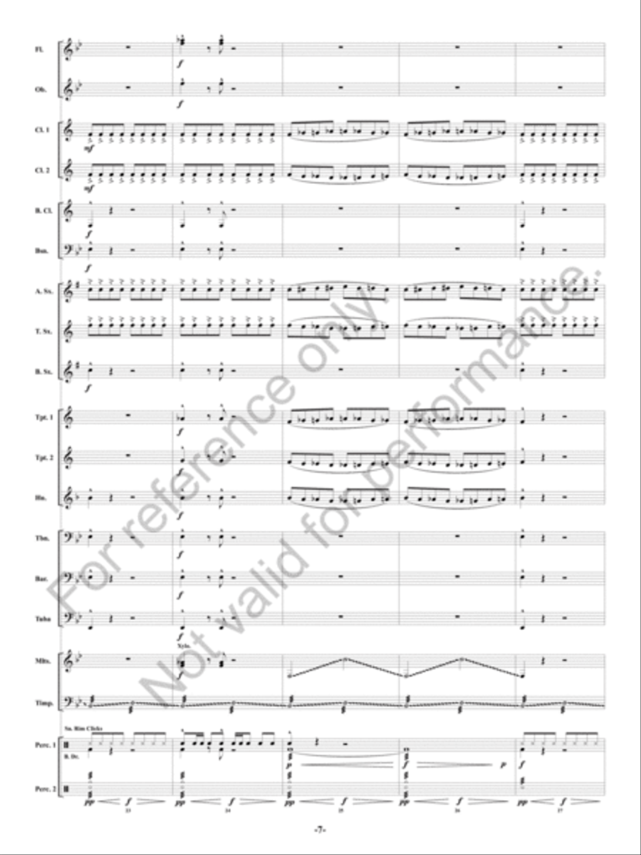 Tornado Alley Tornado Alley Concert Band scores gallery preview page 8
