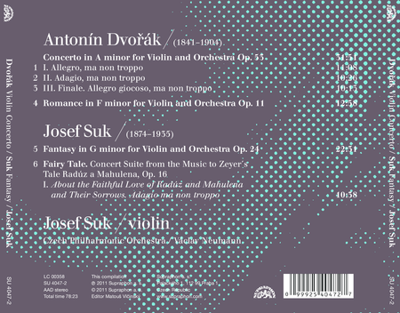 Violin Concerto and Suk Fantas