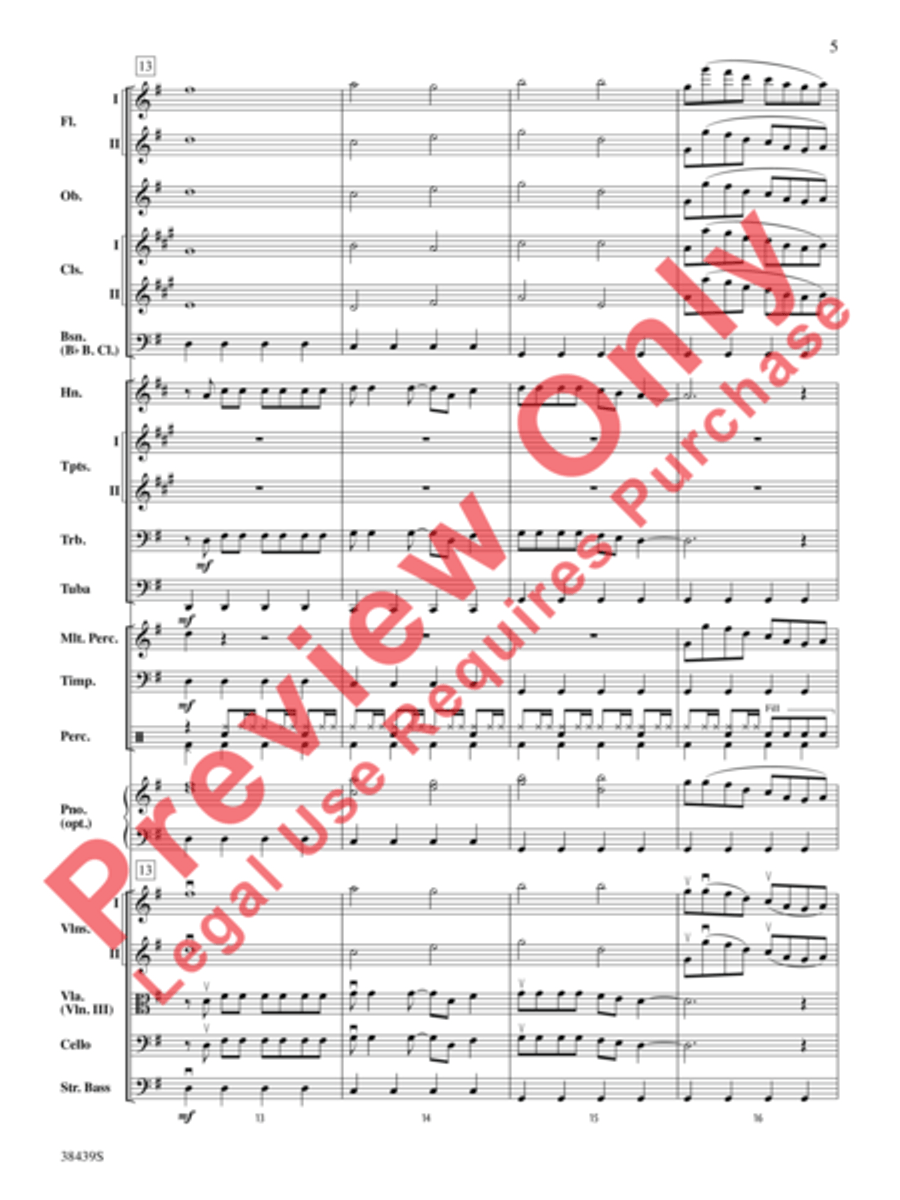 Born This Way Full Orchestra scores gallery preview page 6