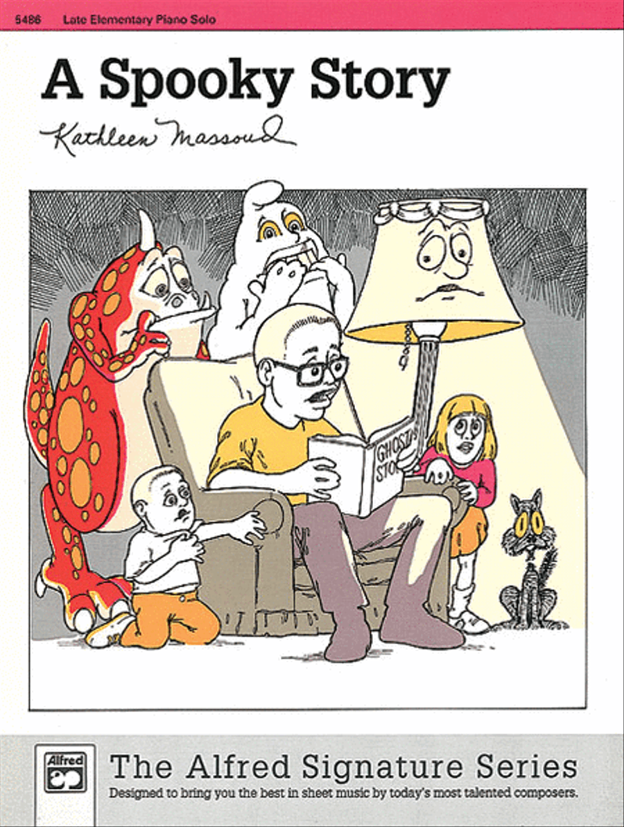 A Spooky Story Easy Piano scores gallery preview page 1