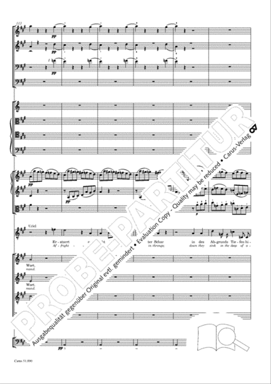 The Creation (Die Schopfung) 4-Part scores gallery preview page 49
