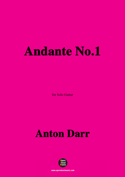 Adam Darr-Andante No.1,for Guitar image number null