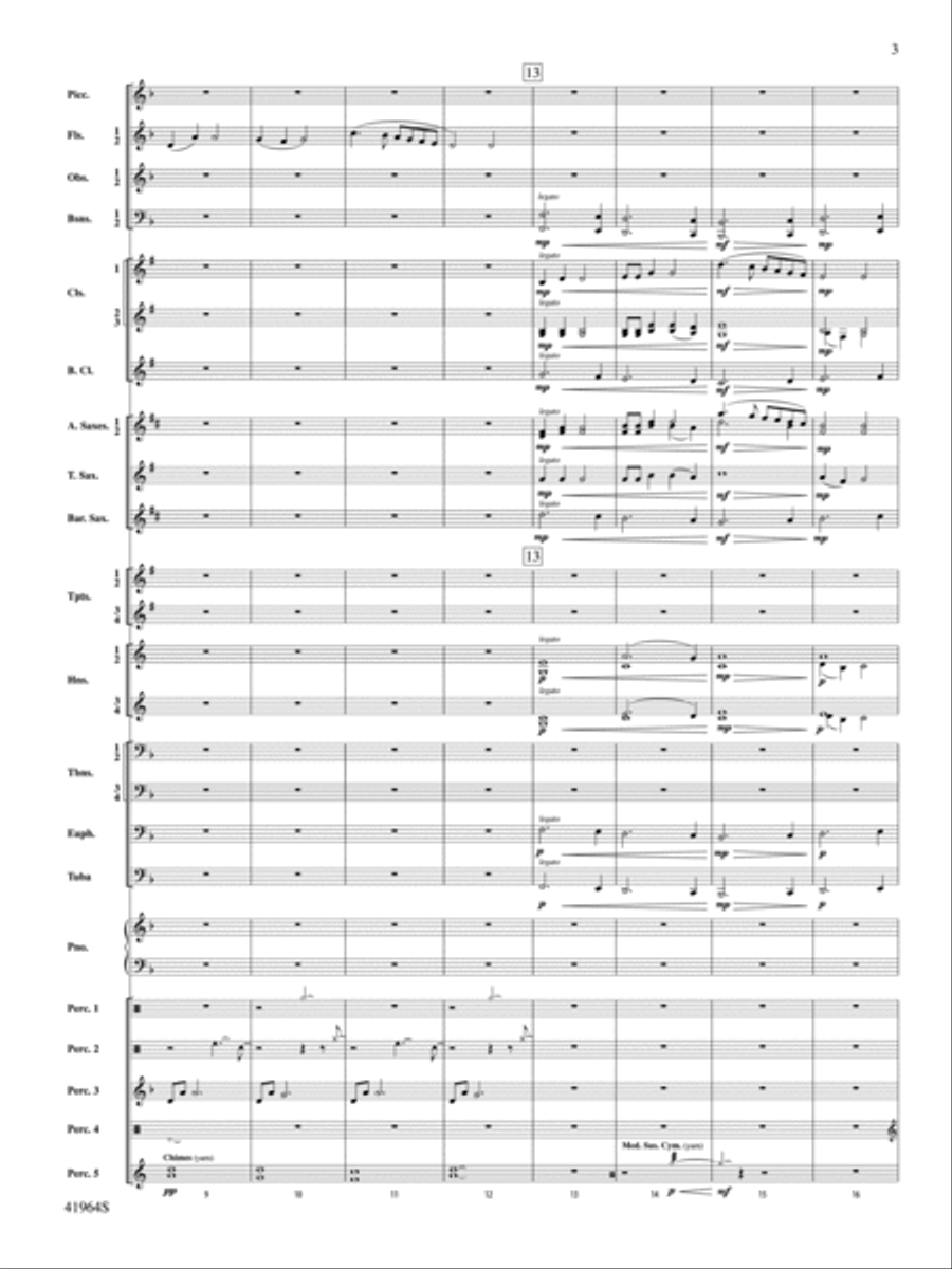 All the Pretty Little Horses: Score Concert Band scores gallery preview page 3