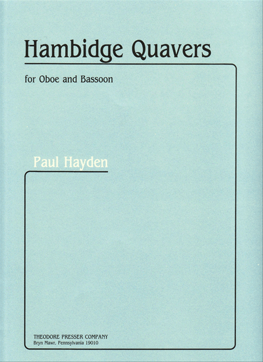 Hambidge Quavers Chamber Music scores gallery preview page 1