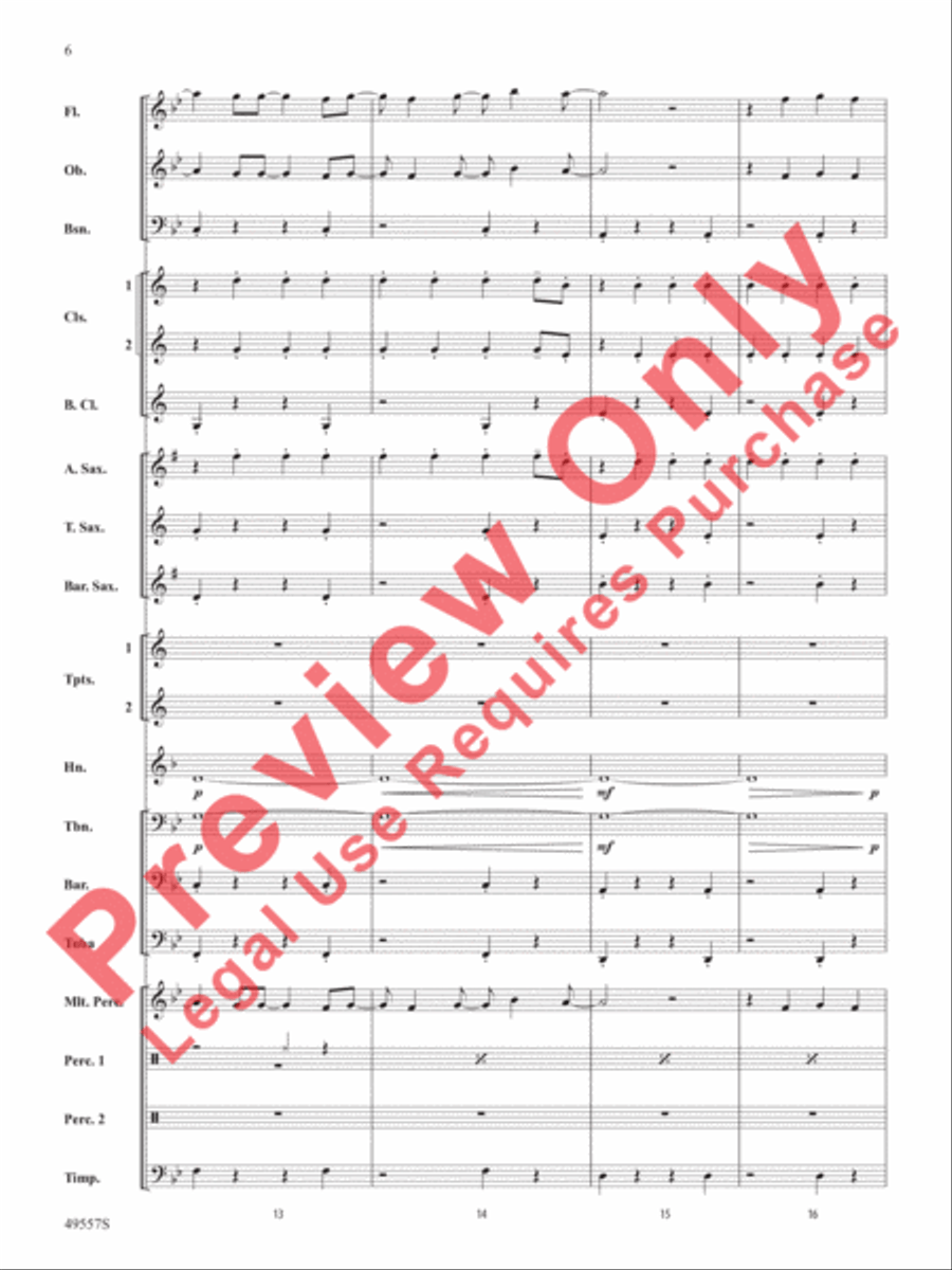Dance Monkey Dance Monkey Concert Band scores gallery preview page 7