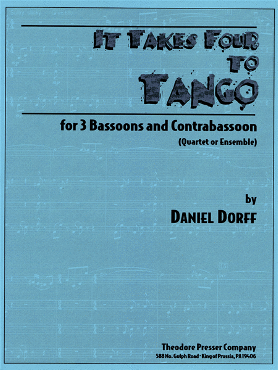 It Takes Four To Tango Woodwind Quartet scores gallery preview page 1