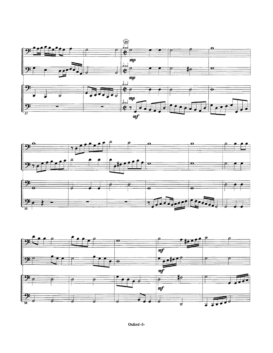 Earle of Oxford's March by William Byrd EETT - Digital Sheet Music page 4