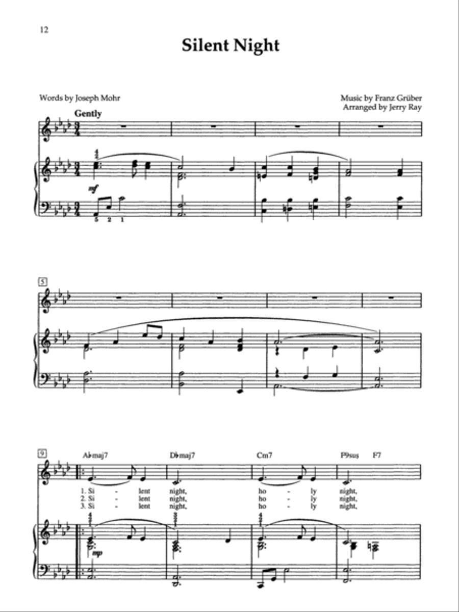 A Family Christmas Sing-Along Piano Solo scores gallery preview page 2