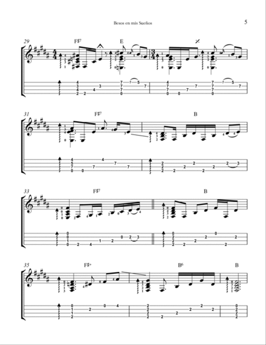 Besos en mis sueños Besos en mis sueños Ukulele scores gallery preview page 5