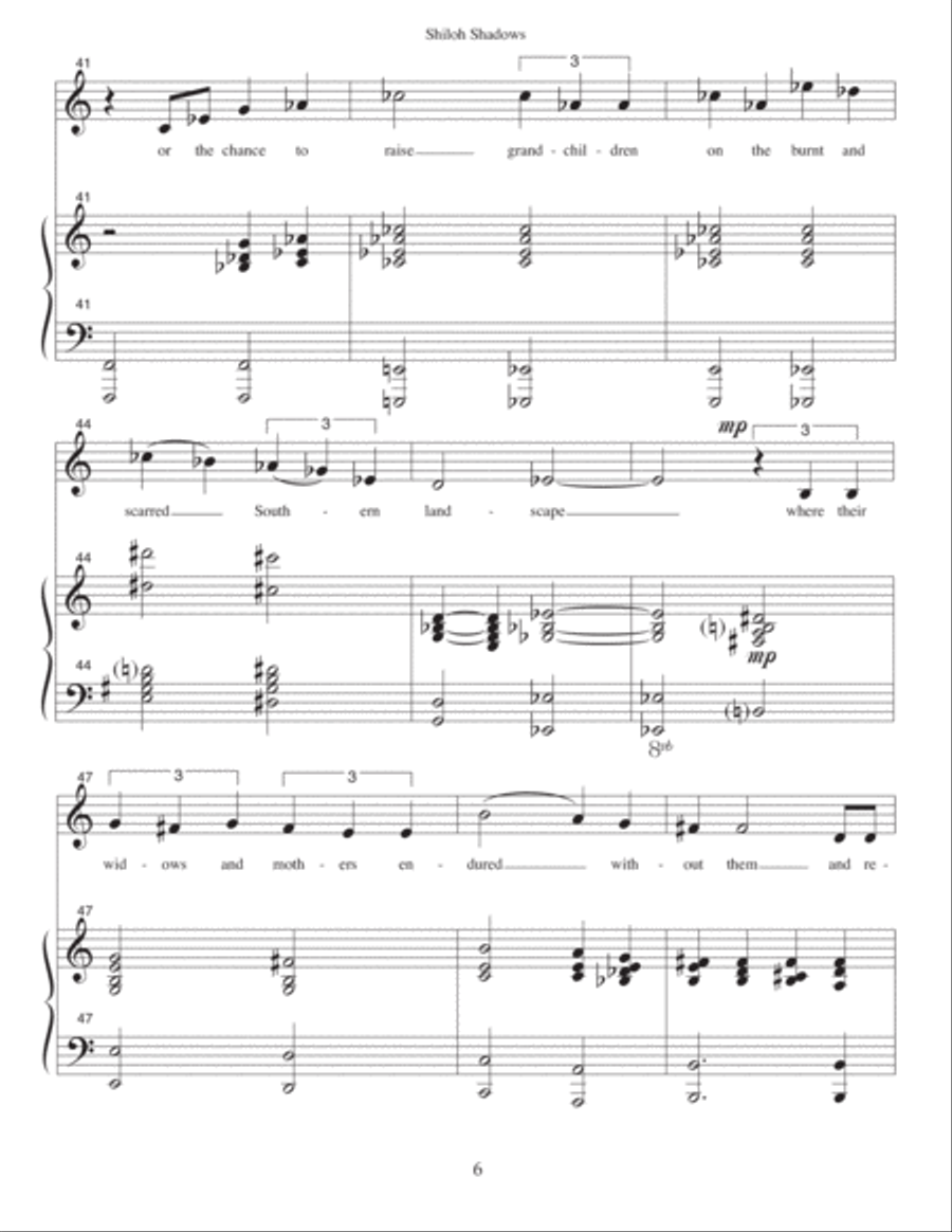 Shiloh Shadows High Voice scores gallery preview page 6