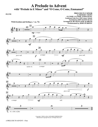 A Prelude To Advent (with Prelude In E Minor and O Come, O Come, Emmanuel) - Flute