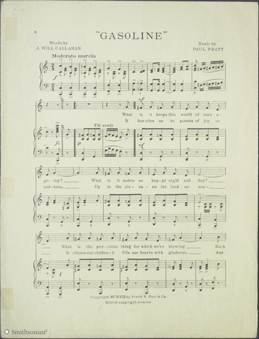 Gasoline Piano, Vocal scores gallery preview page 2