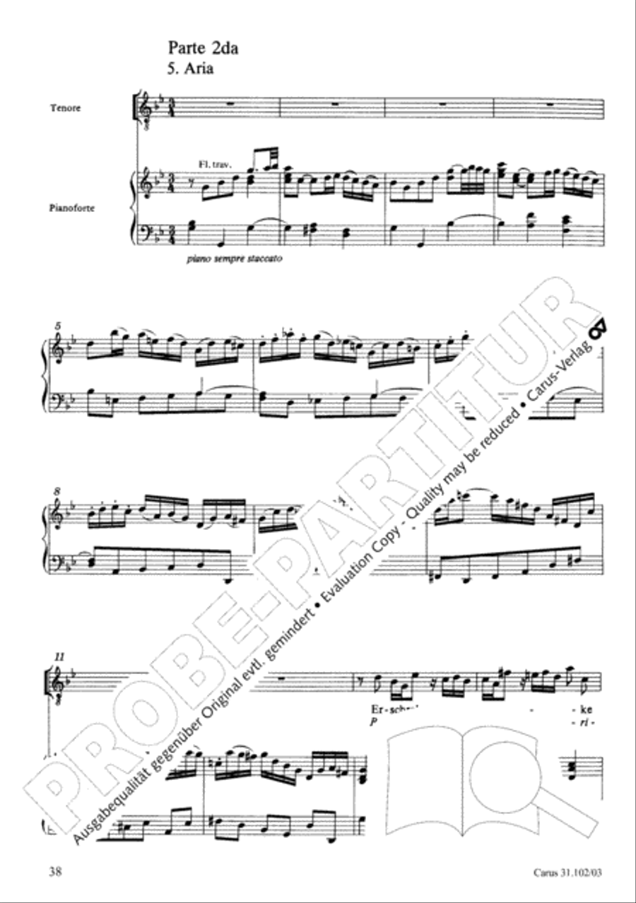 Lord God, your eyes are seeing truth in trusting (Herr, deine Augen sehen nach dem Glauben) ATB scores gallery preview page 39