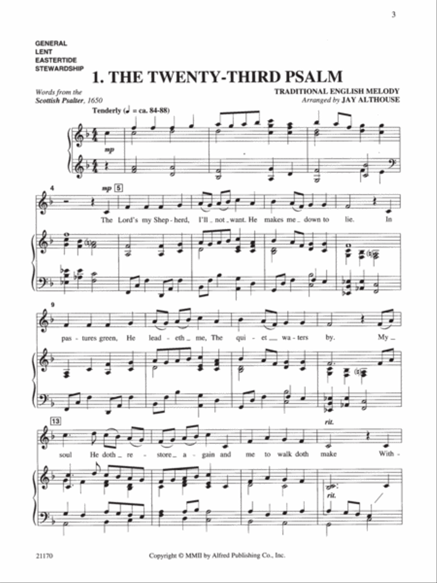 Sacred Solos for All Seasons Medium-High Voice scores gallery preview page 3