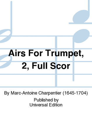 Airs for Trumpet, 2, Full Scor