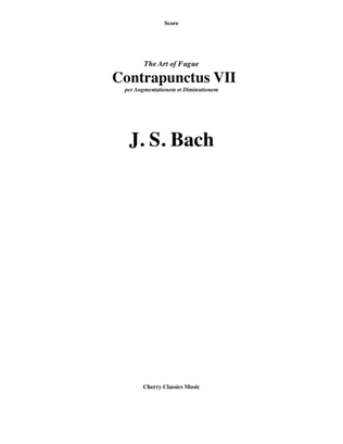 Book cover for Contrapunctus VII from "The Art of Fugue" for Brass Quintet