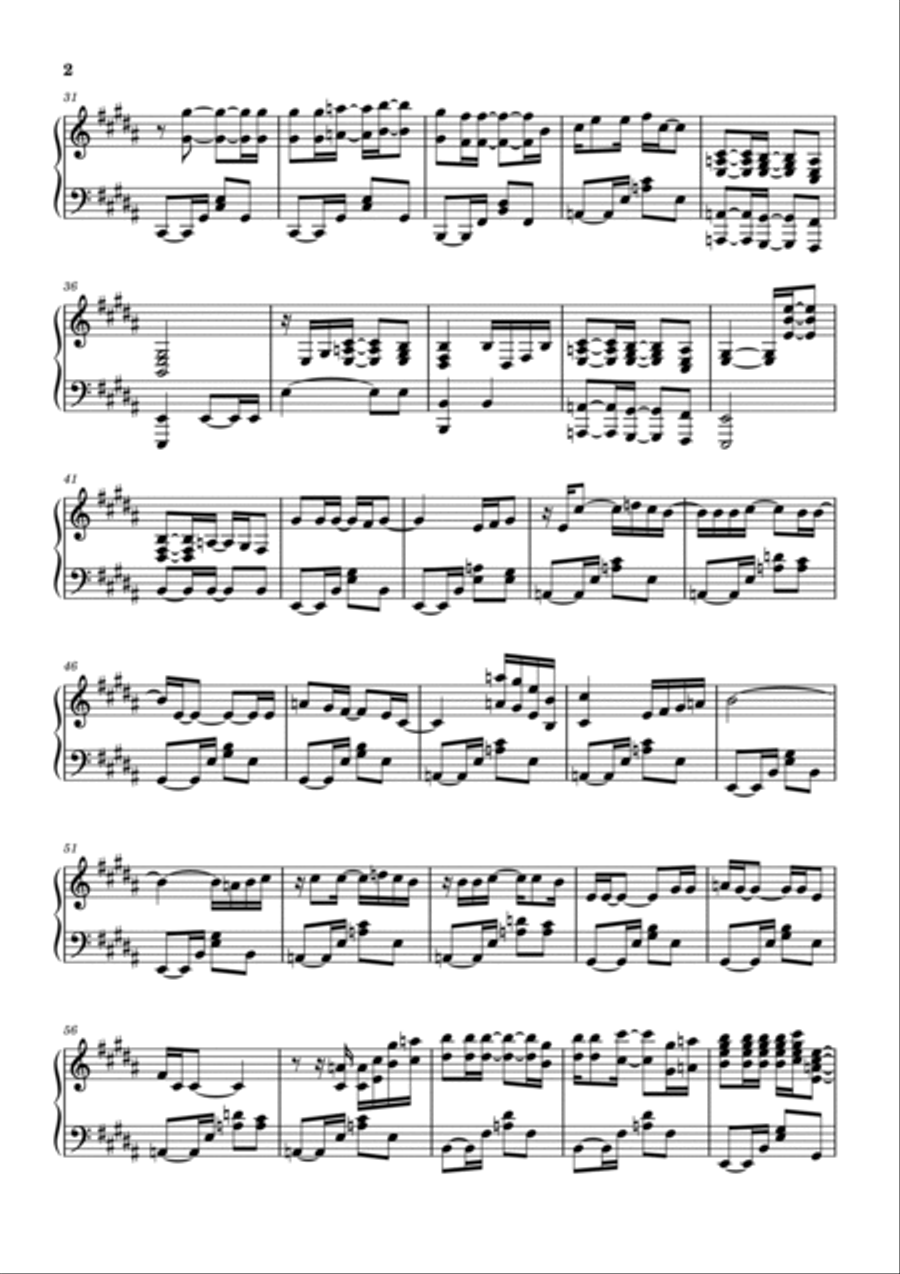 Candle In The Wind Candle In The Wind Piano Solo scores gallery preview page 2