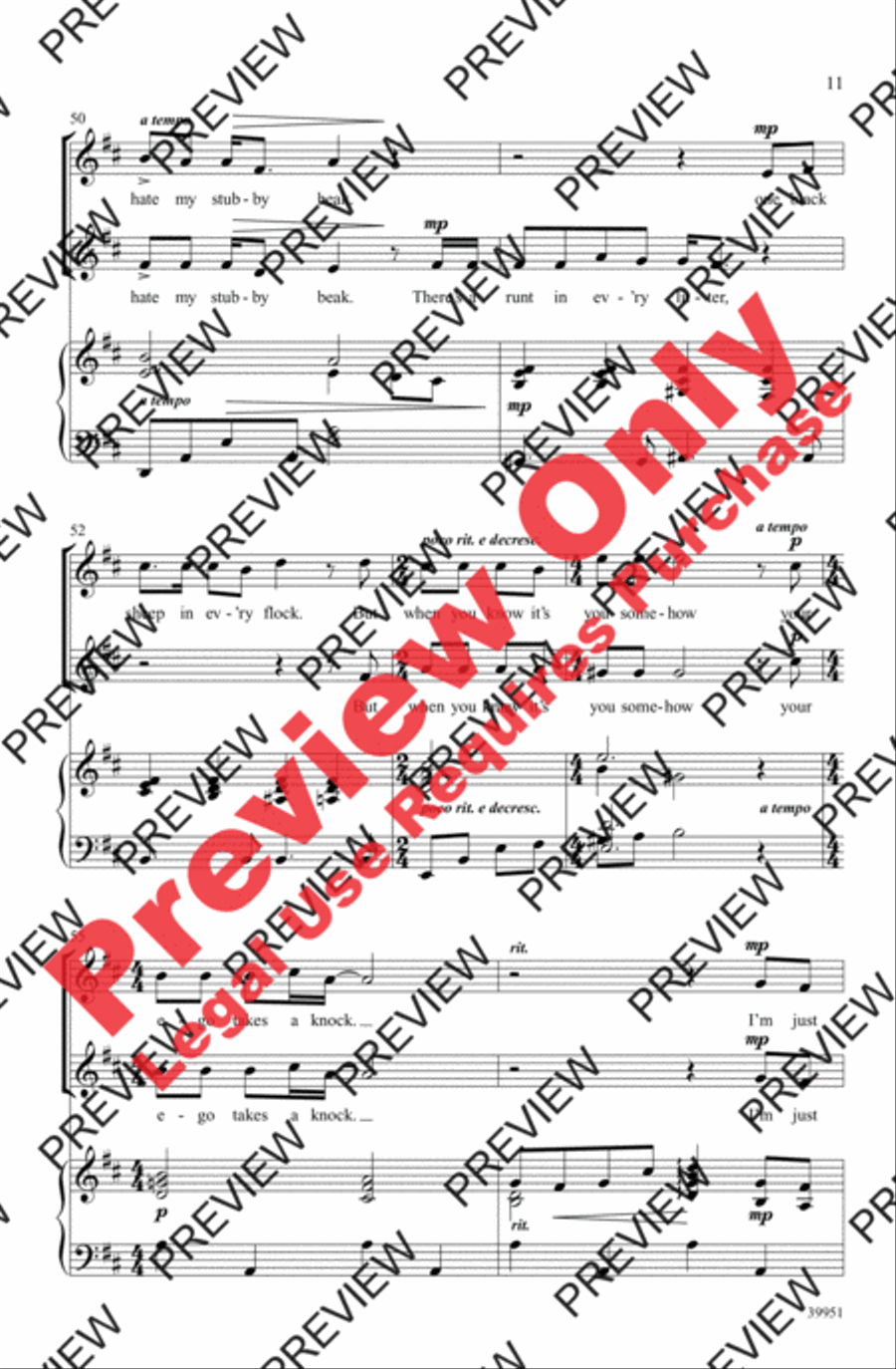 Honk! - SoundTrax CD (CD only) Choir scores gallery preview page 10
