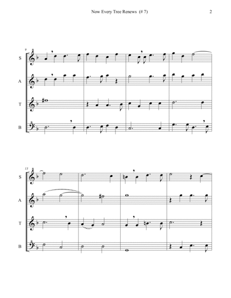 Six Weelkes Madrigals for Recorder Quartets image number null