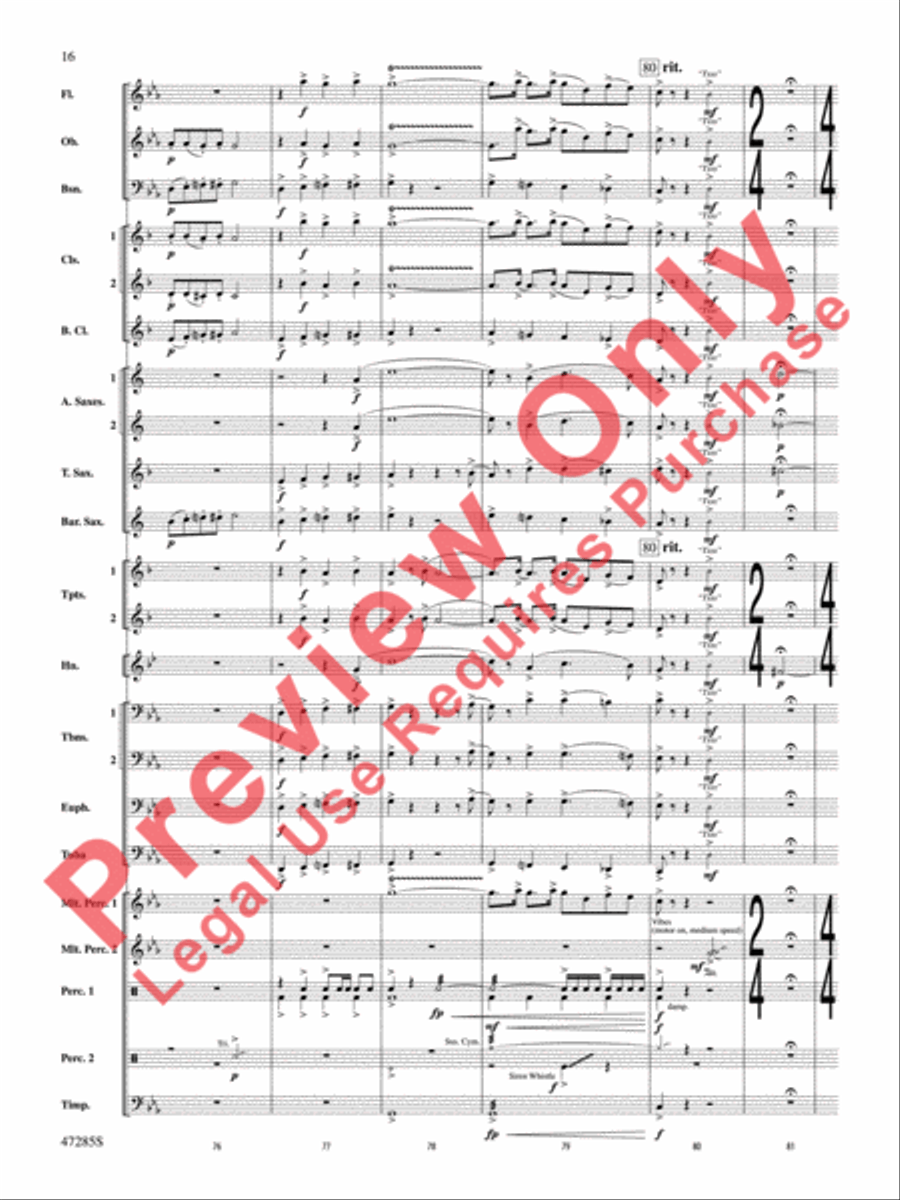 Extraordinary Machines of Clockwork and Steam Concert Band scores gallery preview page 17