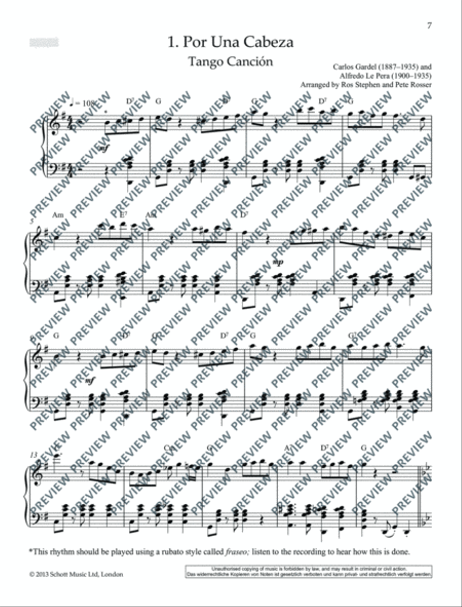 Argentinian Tango and Folk Tunes for Accordion Accordion scores gallery preview page 8