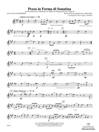 Pezzo in forma di Sonatina: E-flat Alto Saxophone