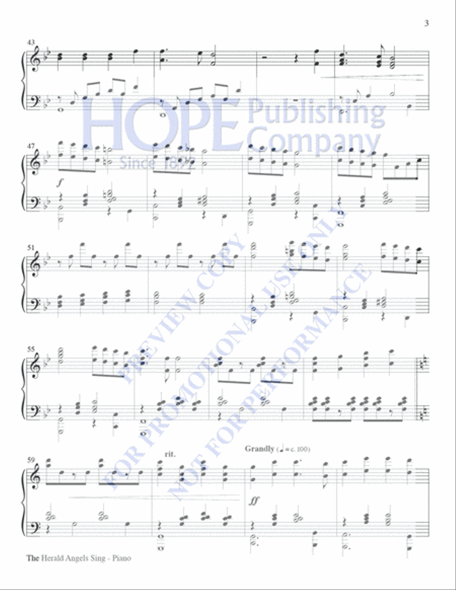 The Herald Angels Sing The Herald Angels Sing Piano scores gallery preview page 11