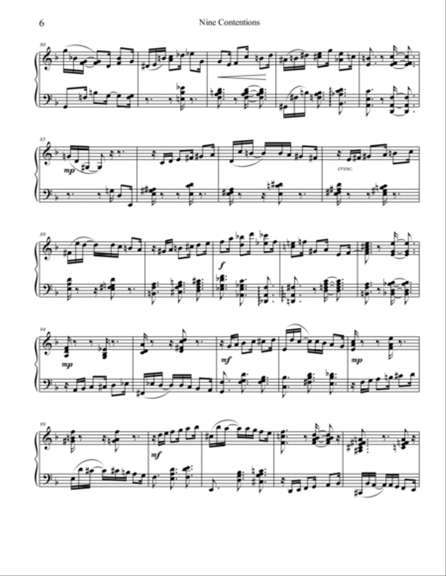 Nine Contentions, Op. 178 Piano Method scores gallery preview page 6