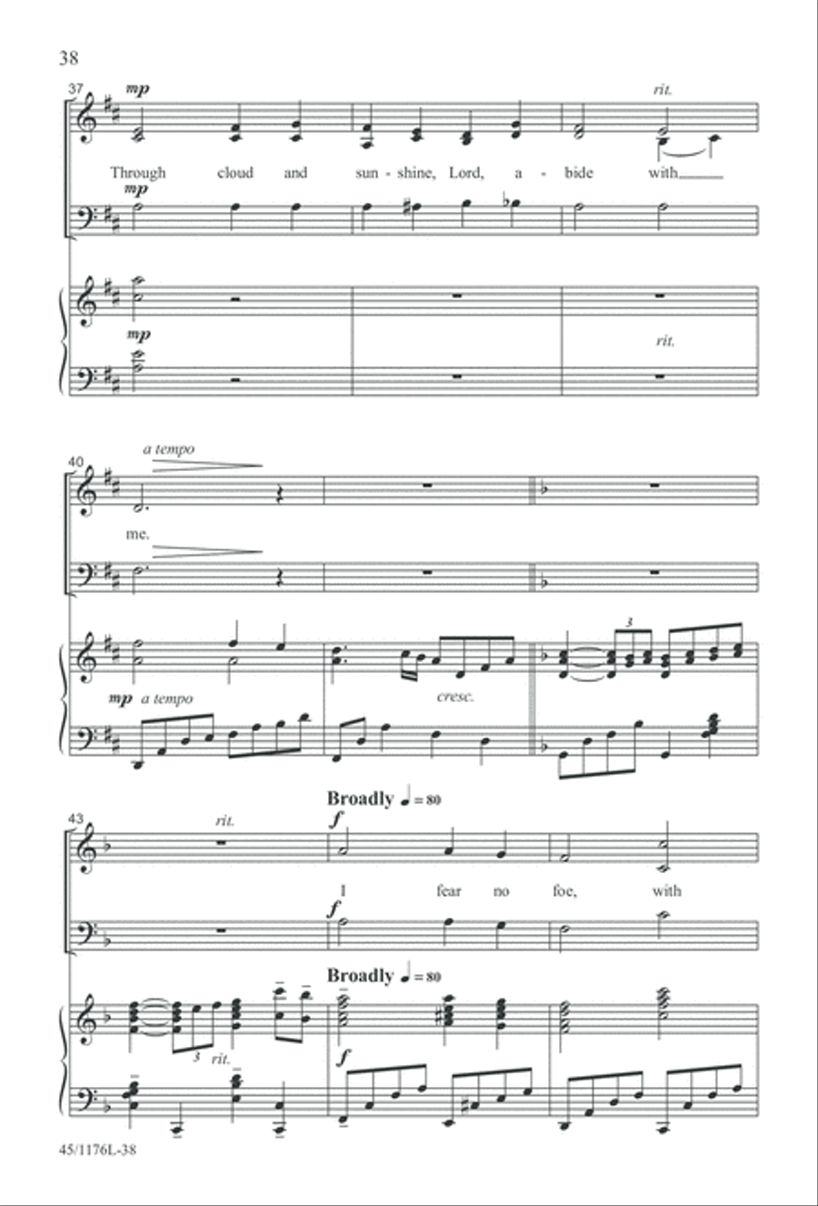 10 More Anthems for about 10 Singers 3-Part scores gallery preview page 38
