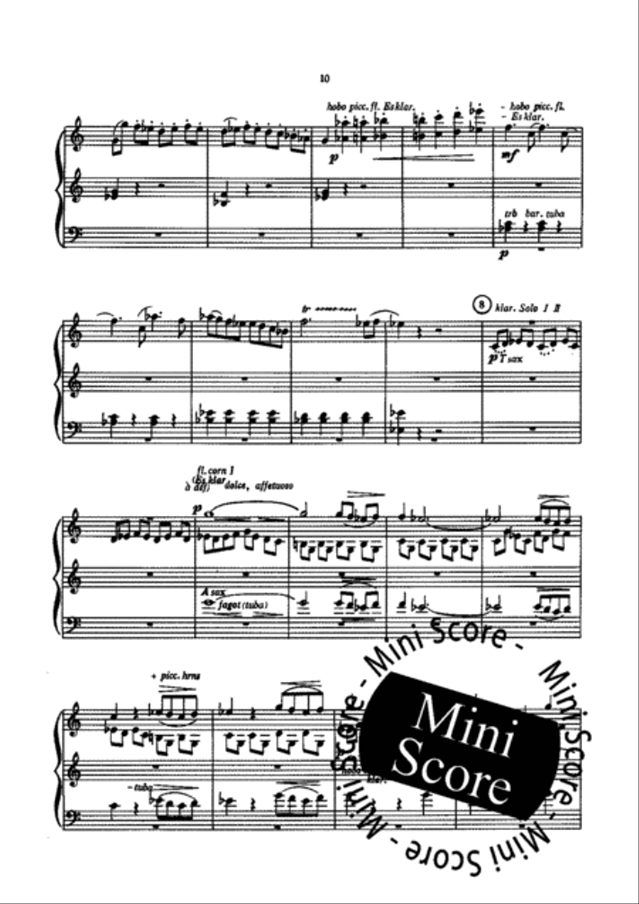 Giannina E Bernardone Concert Band scores gallery preview page 12