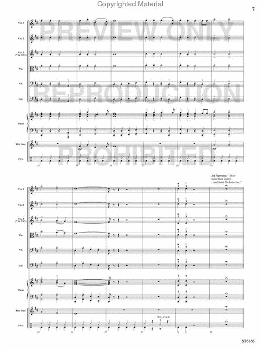 The Night Before Christmas String Orchestra scores gallery preview page 5