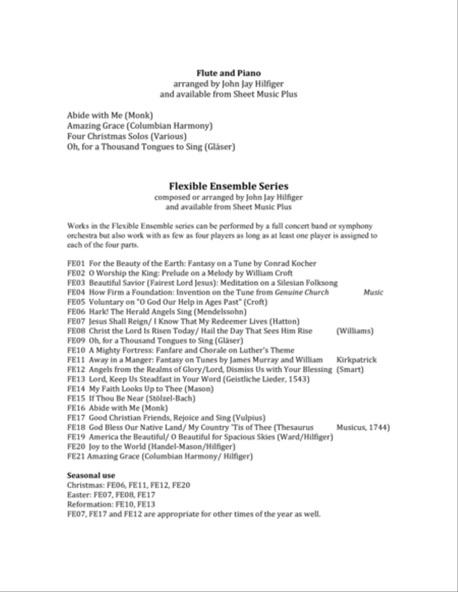 Four Christmas Solos for Flute Four Christmas Solos for Flute Flute Solo scores gallery preview page 2