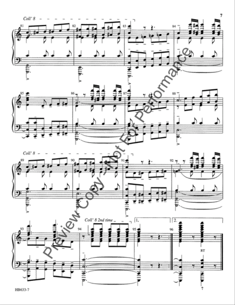 Them Basses Handbell Choir scores gallery preview page 8