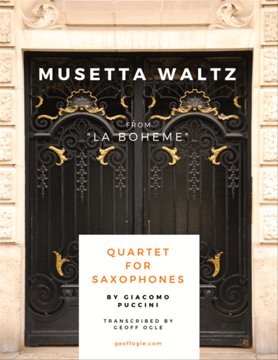 Musetta Waltz from La Boheme Small Ensemble scores gallery preview page 1