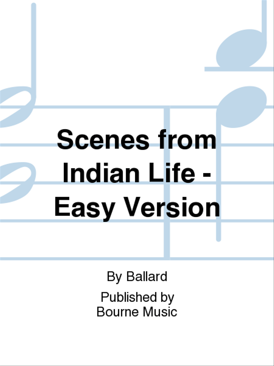 Scenes from Indian Life - Easy Version Concert Band scores gallery preview page 1