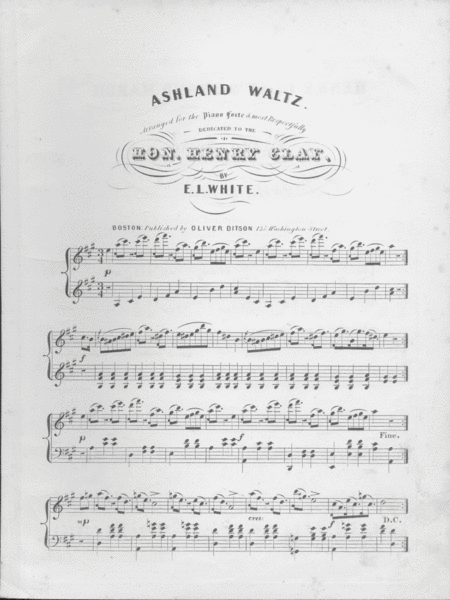 Henry Clay's Grand March, Waltz, And Quick Step