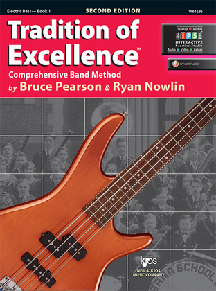 Book cover for Tradition of Excellence Book 1 - Electric Bass