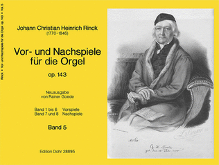 Book cover for Vor- und Nachspiele für die Orgel op. 143 -Band 5 (Nr. 142-159)-