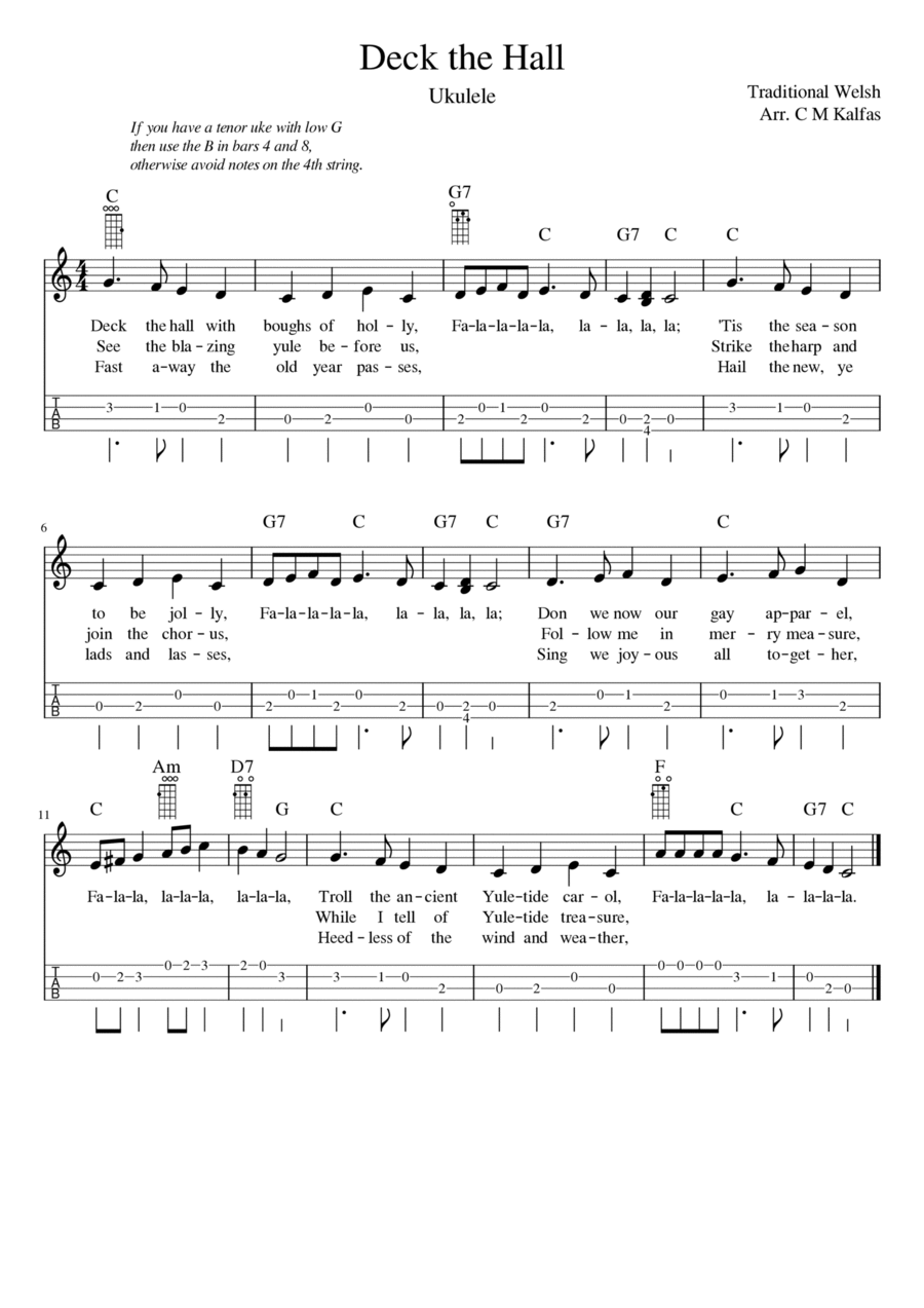 Classical ukulele music outlet