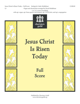 Book cover for Jesus Christ Is Risen Today! - Full Score