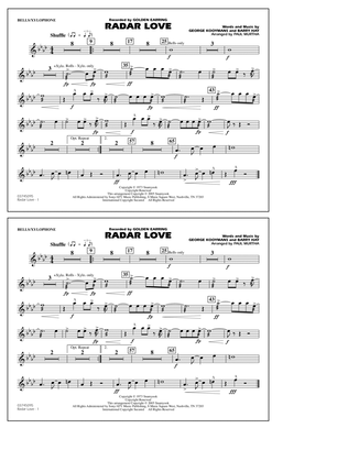 Radar Love (arr. Paul Murtha) - Bells/Xylophone