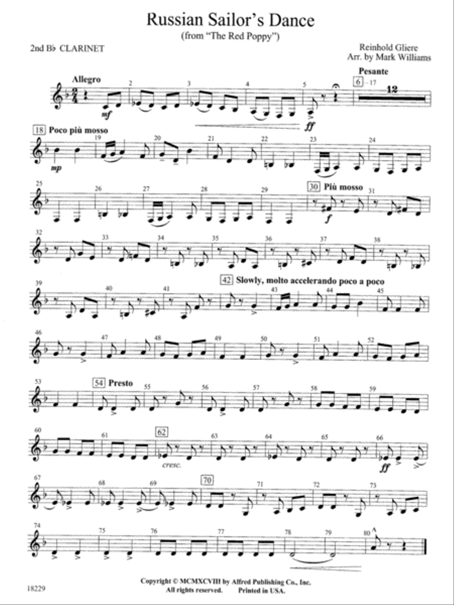 Russian Sailor's Dance (from 