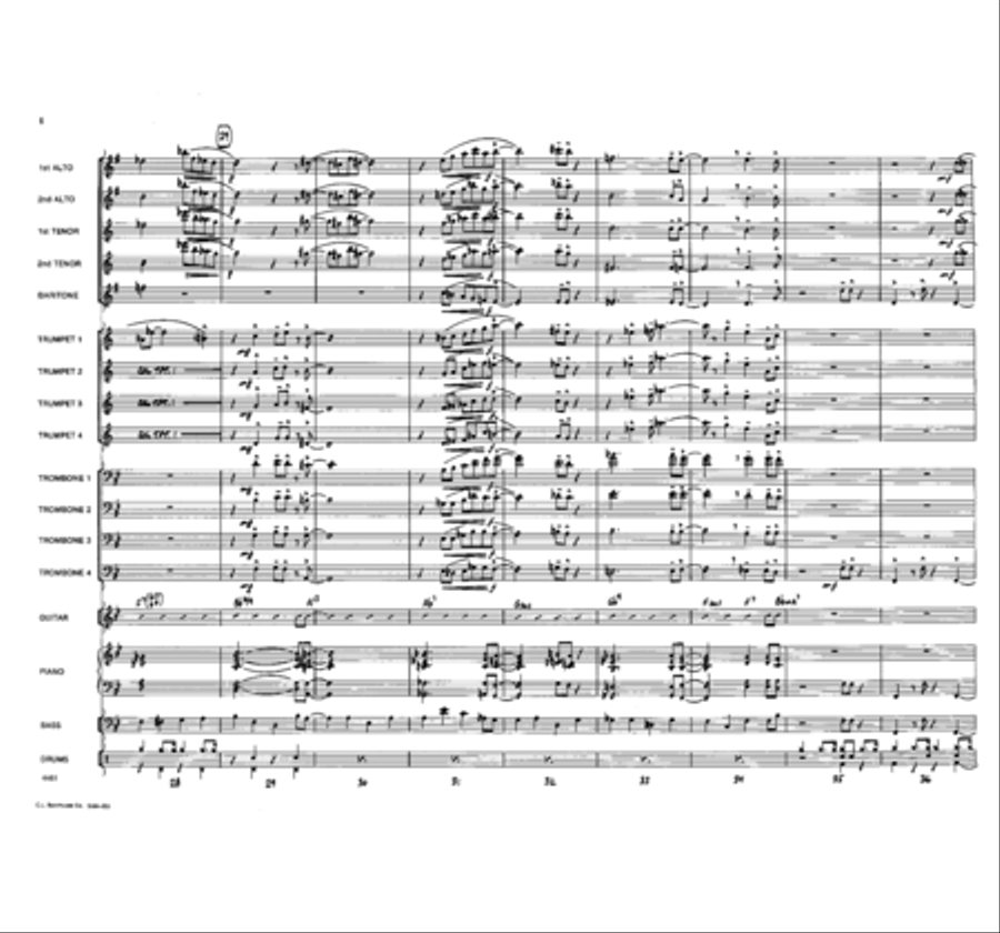 Exit 135 North Exit 135 North Jazz Ensemble scores gallery preview page 5