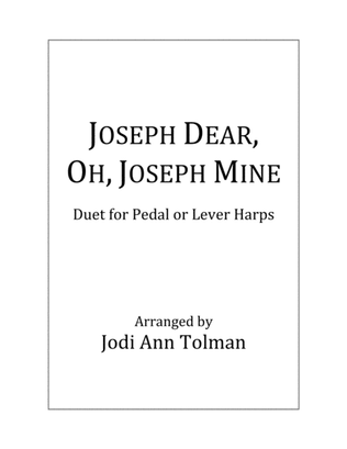 Joseph Dear, Oh, Joseph Mine, Harp Duet